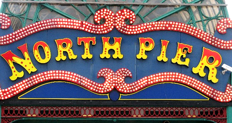 North Pier Blackpool. % minutes form the Wilton Hotel